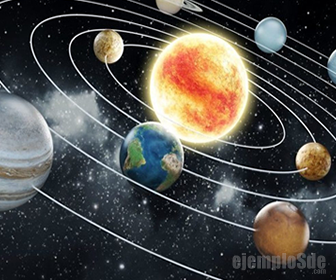 Fuerza centrifuga en el sistema solar