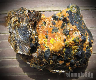 El actínido uranio se encuentra en el mineral pechblenda